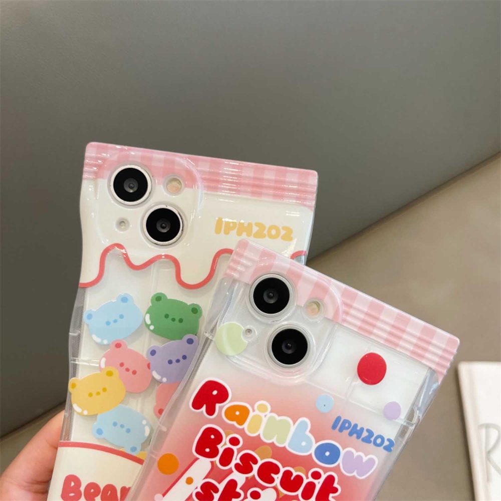 Samsung A04s A23 A03s A32 A13 A03 A22 M22 M32 A12 A31 A02s A21s A20 A52 A52s A53 A51 A71 Gummy bears Dan Pretz Stik biscuit TPU Soft Phone Cover DGX