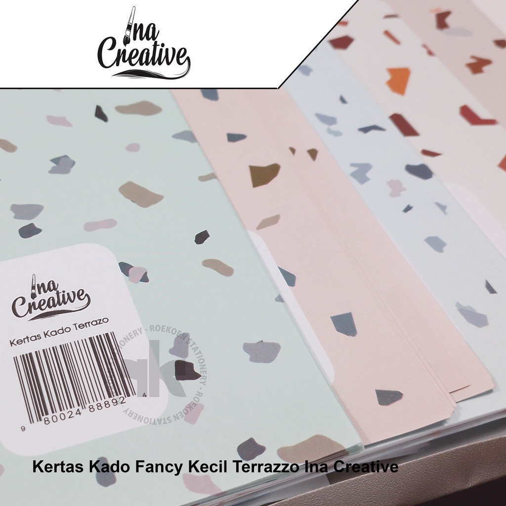 

Ina Creative Kertas Kado Kecil Fancy Terrazzo 49x64cm