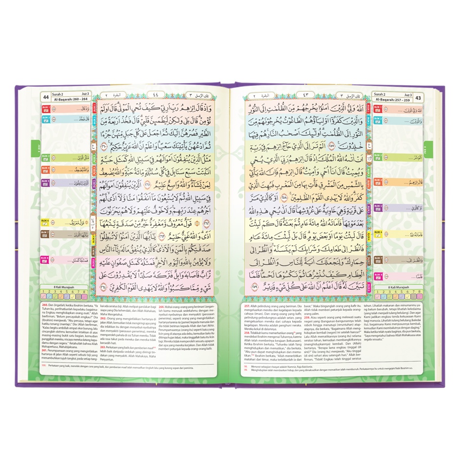 Al-Quran Hafalan Per Juz : HAFAZAN BLOK 8 TERJEMAH &amp; TAJWID Uk. A5 | Bonus TAS &amp; TASBIH