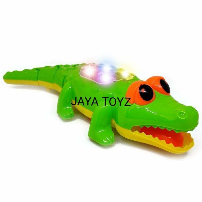 MAINAN BUAYA TARIK LAMPU BISA NYALA
