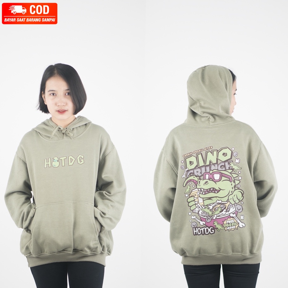PROMO COD Hoodie Unisex Hoodie Oversize Hoodie Couple Hoodie Jumper Dino Crunch