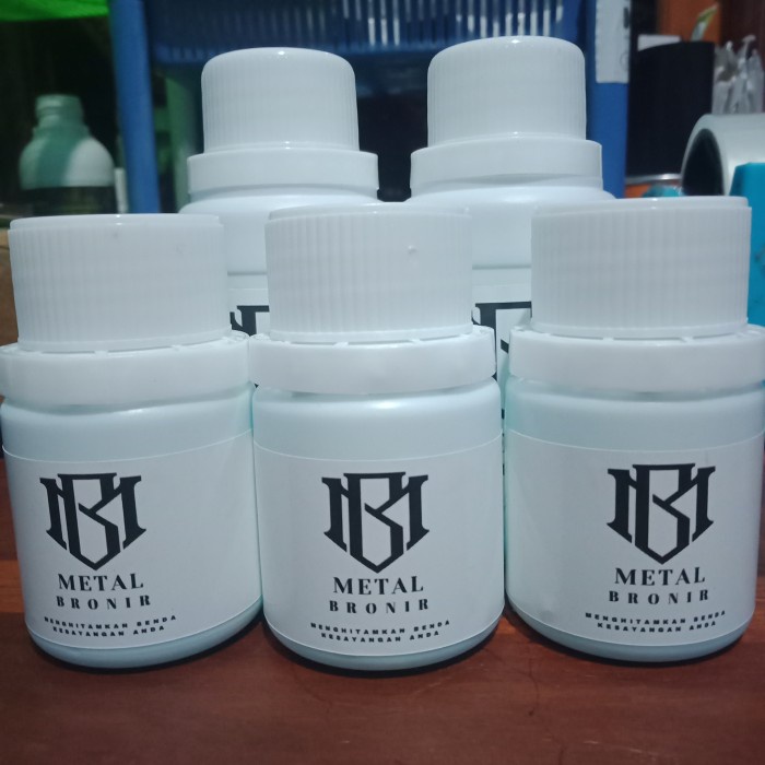 Original Metal bronir 10ml penghitam logam, besi, metal - 10ml