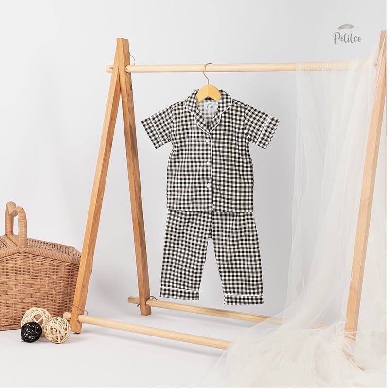 PETITCO GINGHAM COLLECTION - PIYAMA ANAK