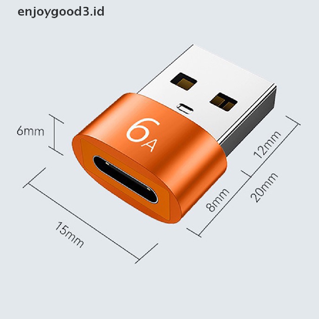 【 Rready Stock 】 6A OTG USB Type C Female To USB A Male Adapter Converter Charging PD Data Cable Adapter Audio Converter USBC OTG Cable Connector Adaptor （ ID ）