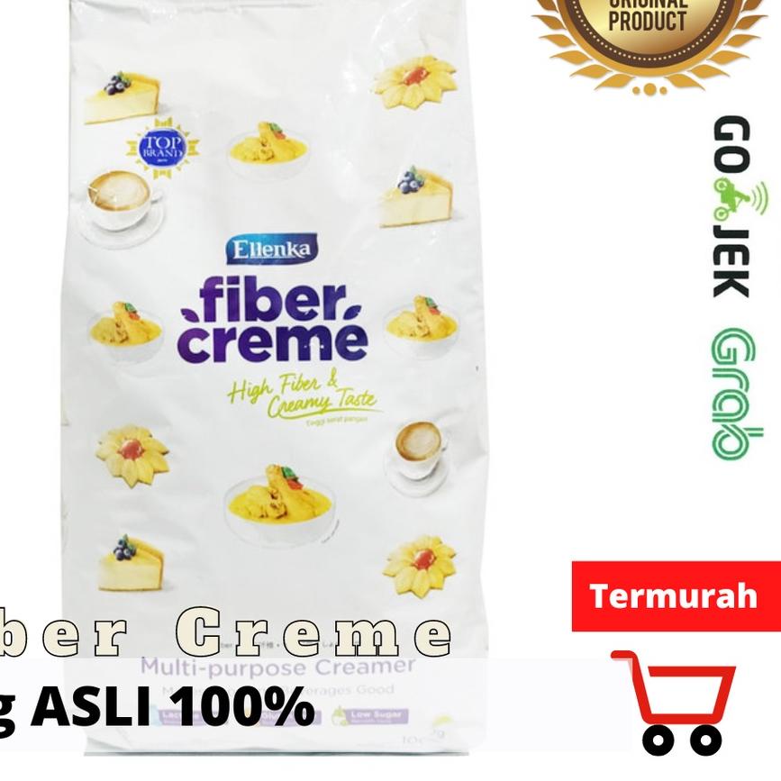 

☑ Ellenka Fiber Creme 1kg Multipurpose Creamer ( Penganti susu&Santan) ➯