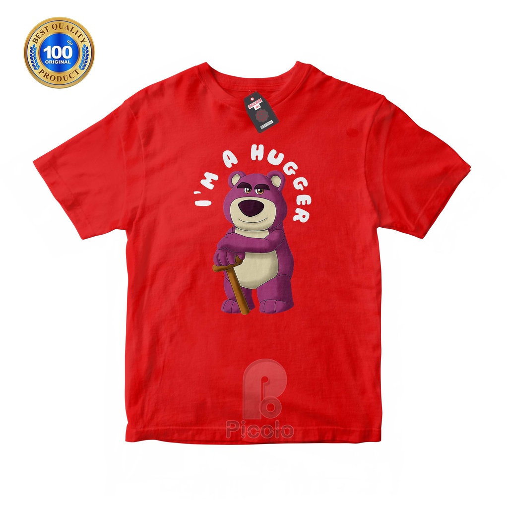 (FREE NAMA) BAJU KAOS ATASAN ANAK MOTIF LOTSO TOY STORY UNISEX Bahan COTTUN