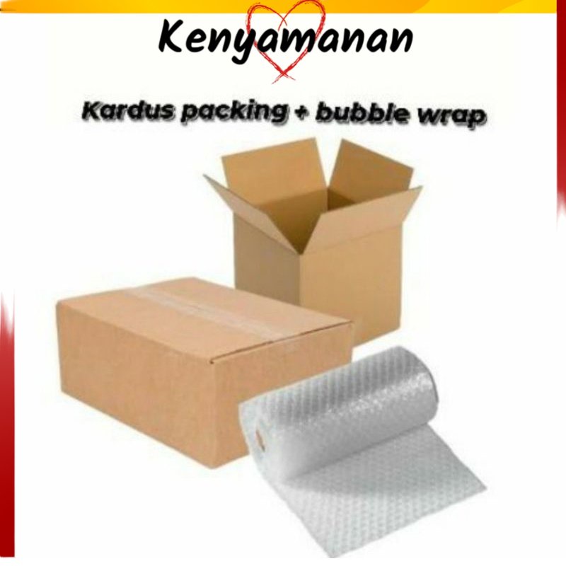 

Tambahan Packing Bubble Wrap dan Packing Dus