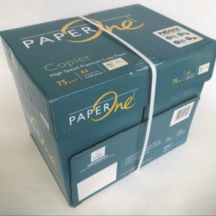 

Terlaris Kertas Paperone A4 75Gr / 1 Box / 5 Rim / Khusus Gojek Grab