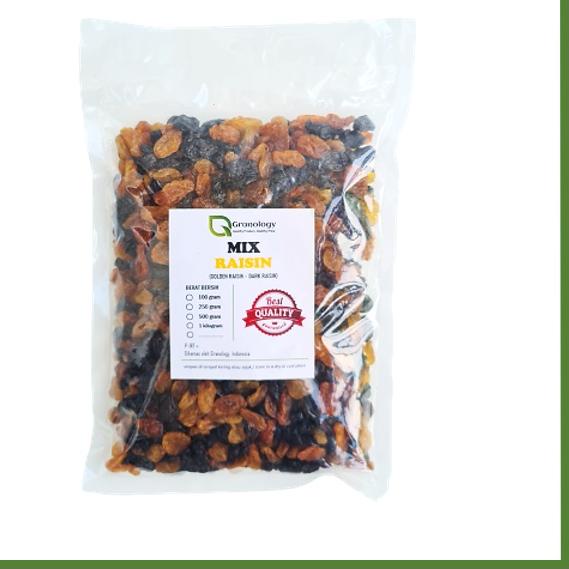 

♛ Mix Raisin 1 kilogram (Dark Raisin & Golden Raisin) ♘