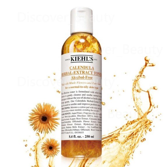 Kiehl's Deep Cleansing Foaming Face Wash 230ML/Kiehl's Calendula Herbal Extract Alcohol-Free Toner 40ML 250ML