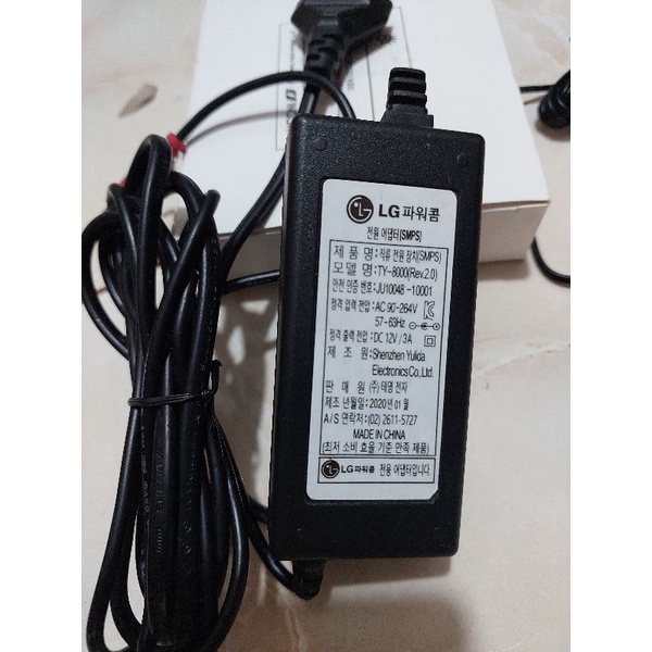 ADAPTOR POWER SUPPLY LG DAN SAMSUNG OUTPOT DC 12V 3A HARGA PROMO