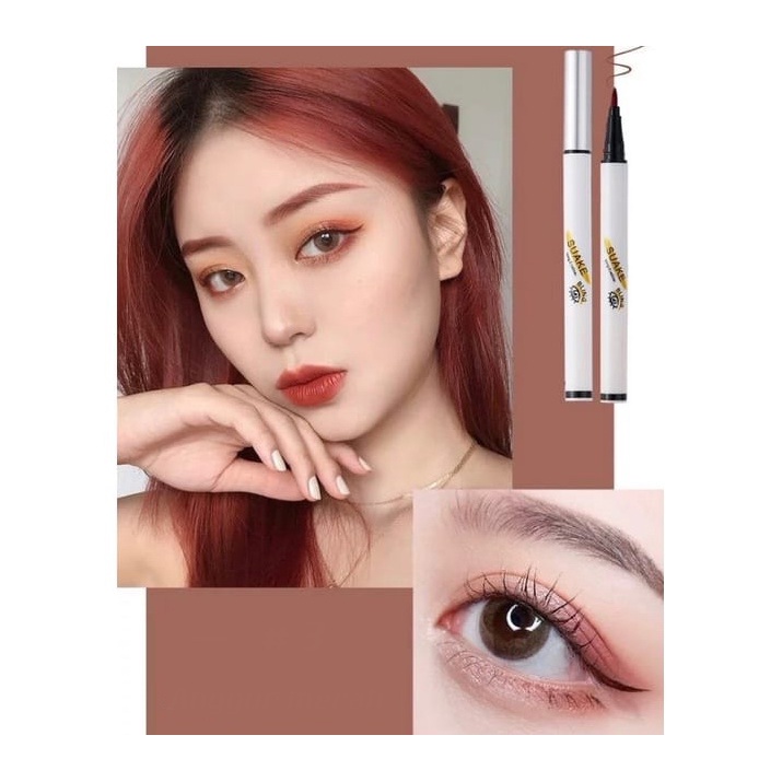 White Eyeliner Putih Brown Redwine Ungu Biru Blue Pen Lameila Eyeliner Pensil Putar Waterproof Amy's Diary Long Lasting 24 Hours Waterproof Liquid Eyeliner Pen