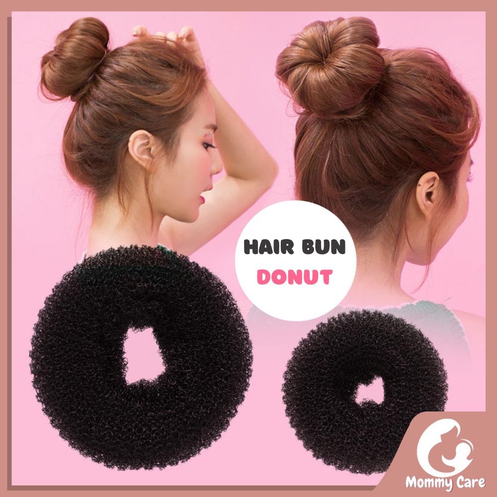 MOMMYCARE HAIR BUN DONUT RAMBUT SANGGUL CEPOL DONAT HAIR BUN 3 WARNA