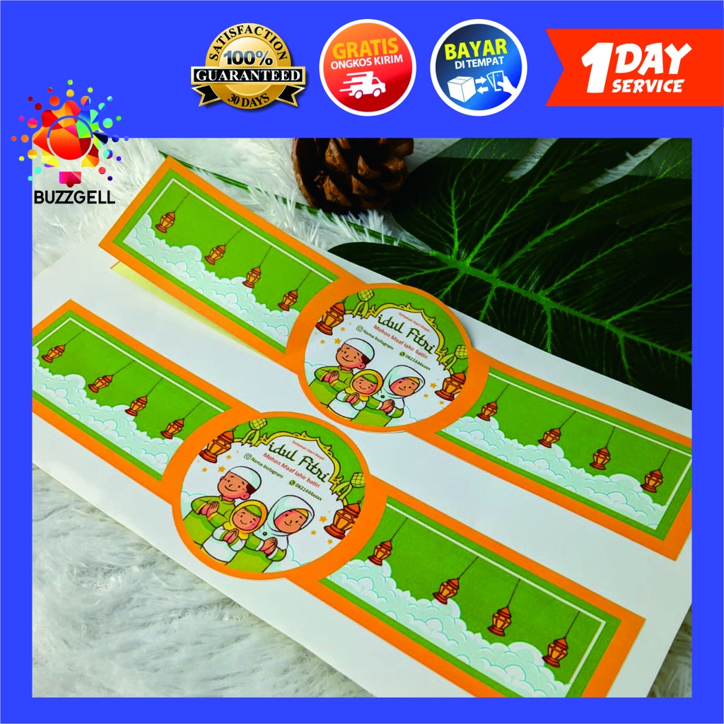 

Cetak Sticker Segel Lebaran Custom Stiker Toples Segel Idul Fitri