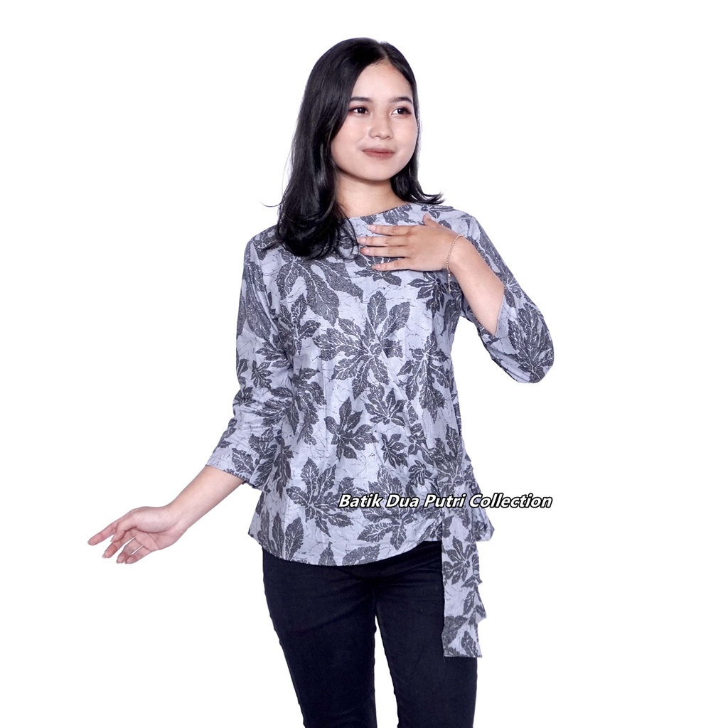 Couple Batik Wanita Atasan Batik Minimalis Blouse Batik