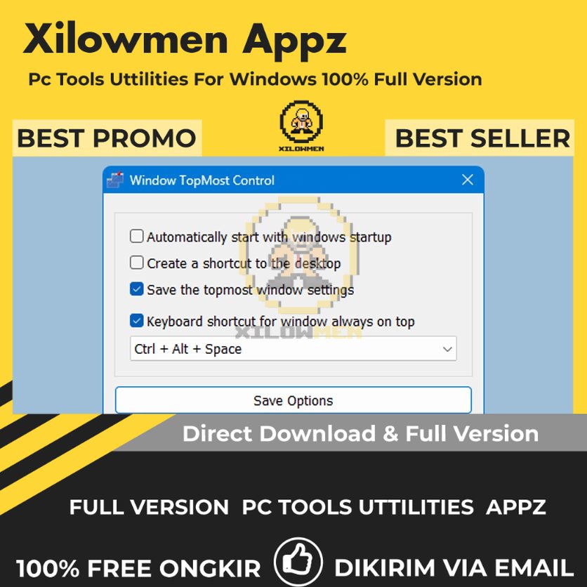 [Full Version] Window TopMost Control Pro PC Tools Software Utilities Lifetime Win OS