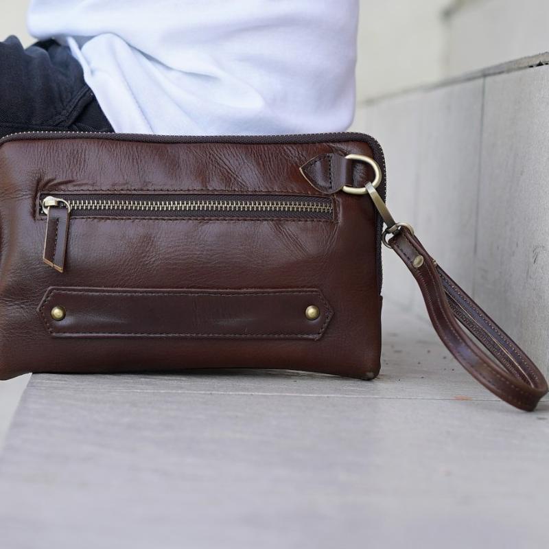IAN914 Pennay Clucth Bag - Tas Tangan Kulit Pria Import Mark Hemsworth V7745 - Clutch Import Gaya Ko