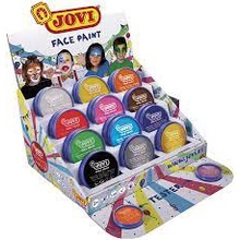 

Jovi face paint display 24 bottle of 20 ml assorted colours