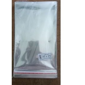 PLASTIK OPP 13 x 21 cm.