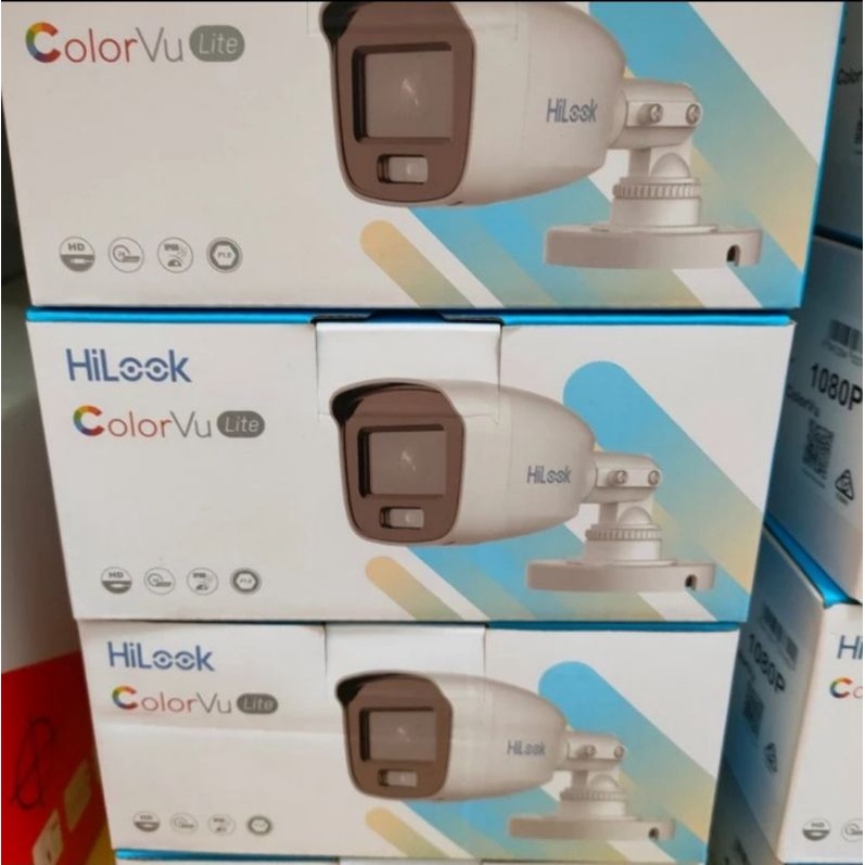 kamera cctv outdoor hilook 2mp colorvu malam tetap berwarna