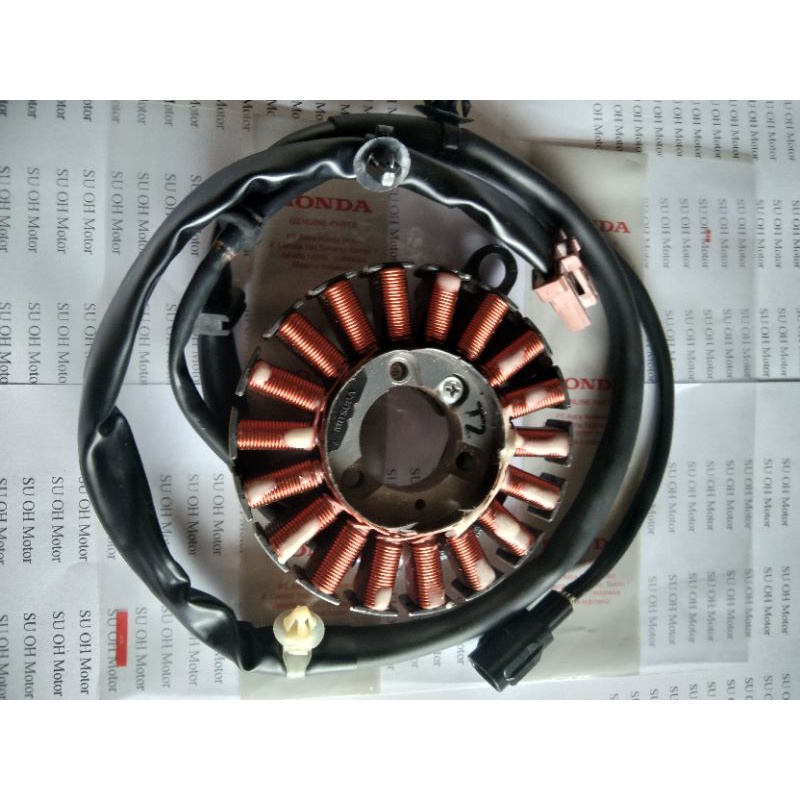 SPOOLL SPUL SPULL STATOR MOTOR HONDA  BEAT POP FI ESP KAKI 3
