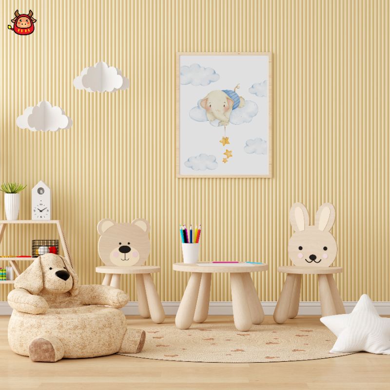 Nursery Room decor baby elephant decoration baby room kamar bayi toddler hiasan kamar wall art