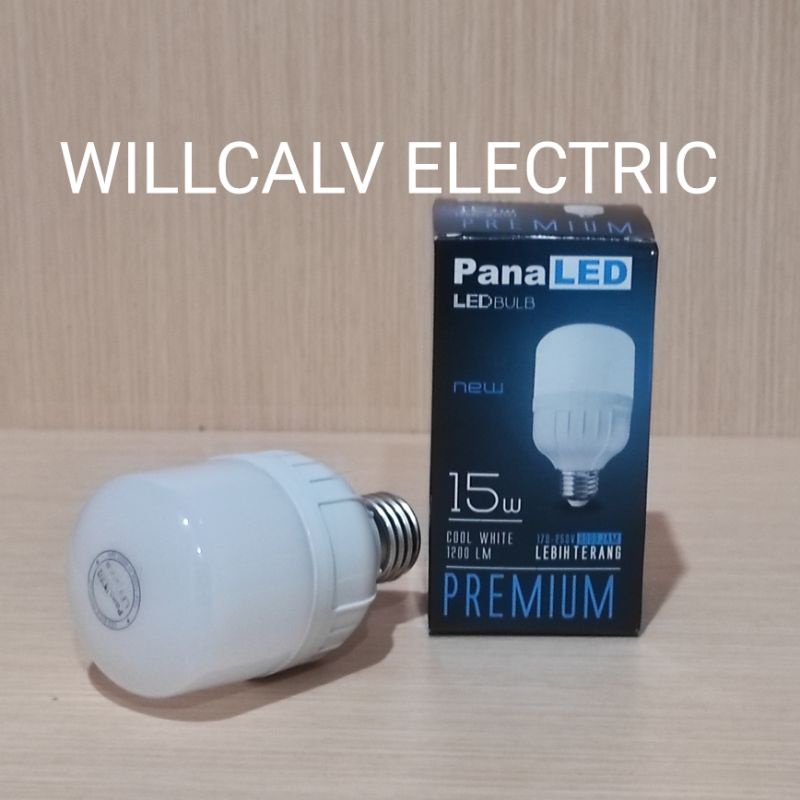 Paket 5 Pc Lampu led PANALED by LUBY 15W cahaya putih E27 / Lampu led kapsul 15w cahaya putih E27