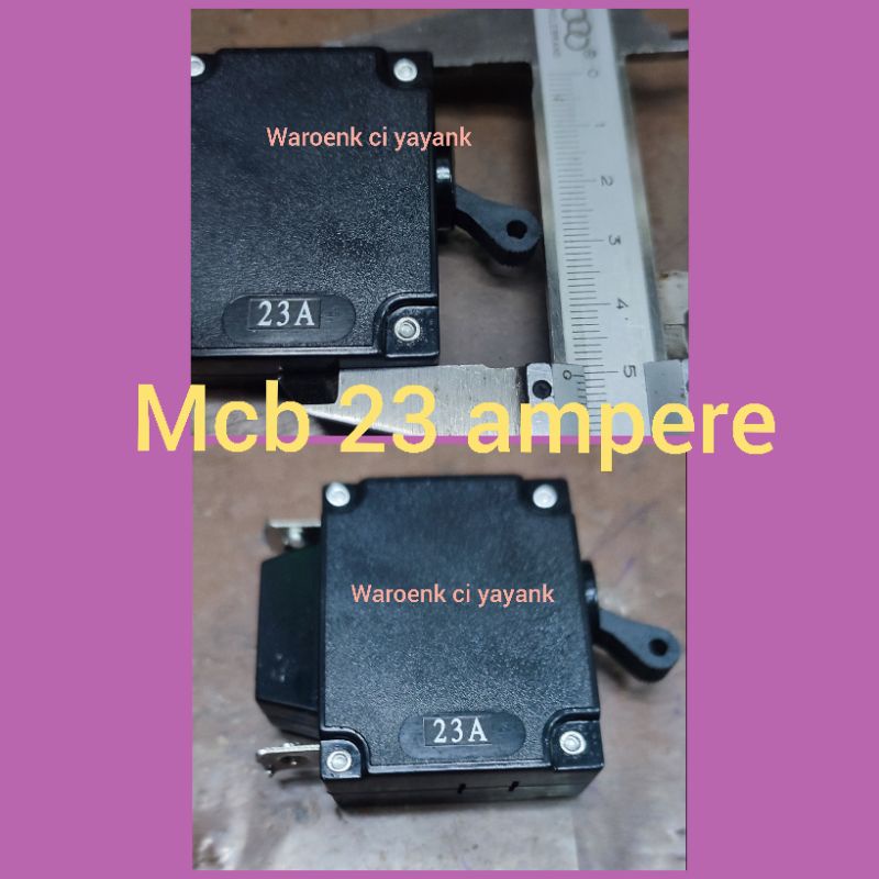 MCB circuit breaker genset 23 ampere bodi small