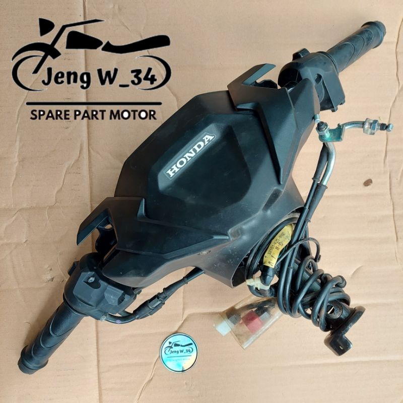 STANG COVER BATOK DEPAN SPEEDOMETER FULLSET ALL NEW VARIO 160 TYPE ABS ORIGINAL