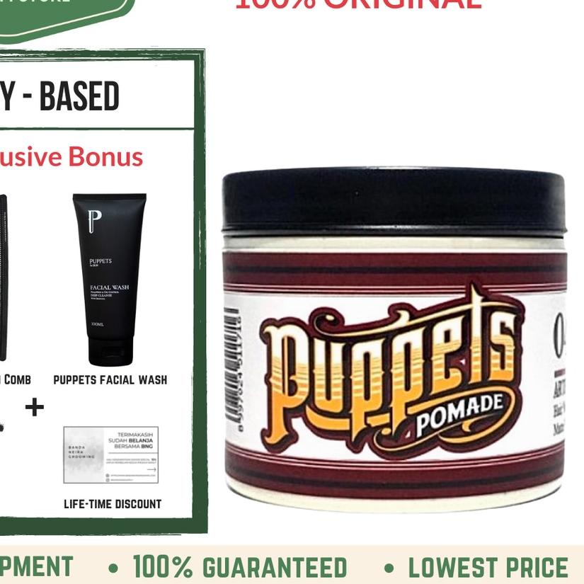 ▼ Puppets Pomade Artifacts Clay ➸