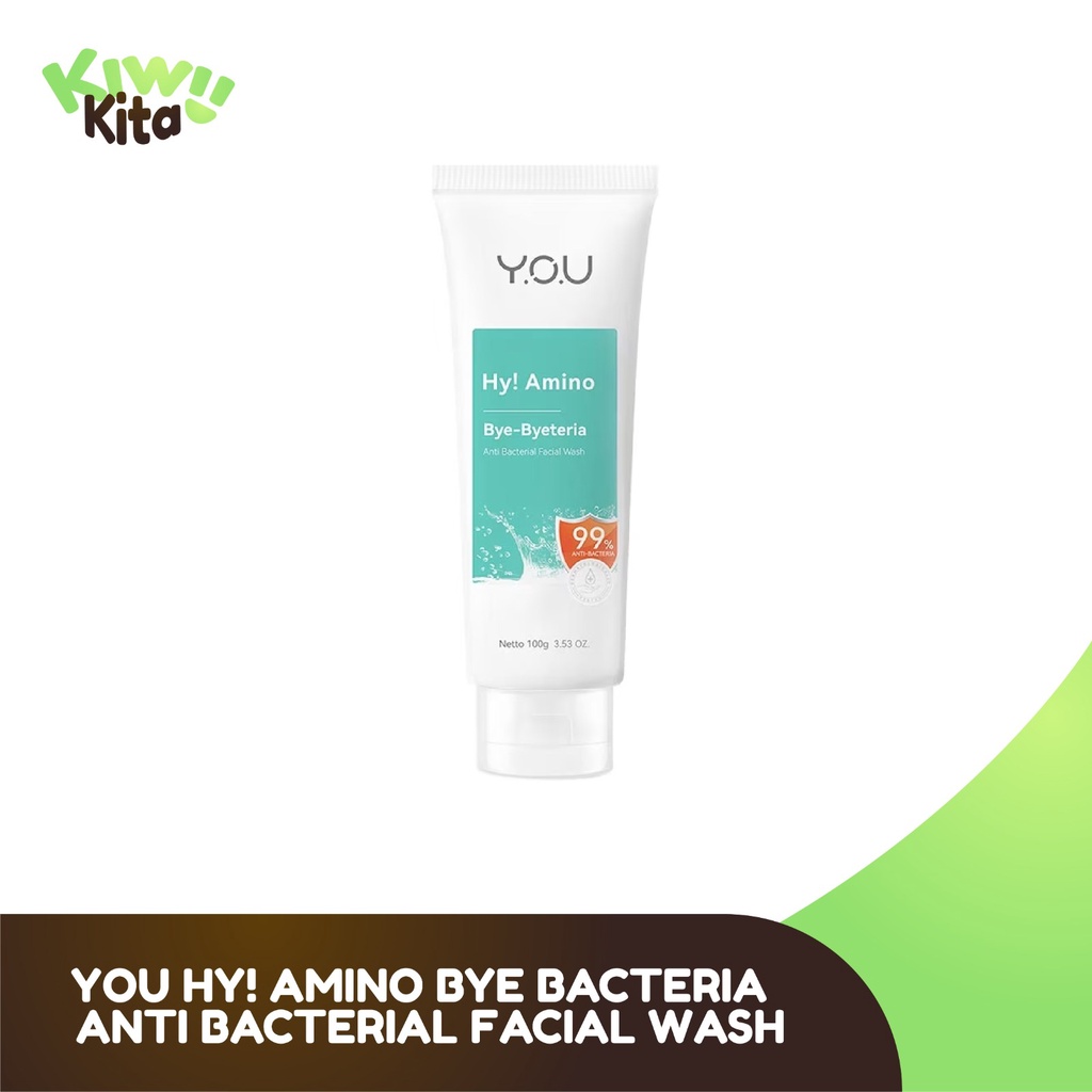 KITA KITA-YOU Hy! Amino Bye-Byeteria Anti Bacterial Facial Wash | Sabun Cuci Muka Anti Bakteri | Ponds Anti Bacterial Cosrx Facial Wash