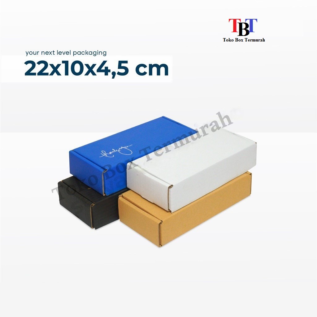 

Box 22x10x4.5 (Brownis) Kardus/Karton/Polos/Pizza/Hampers