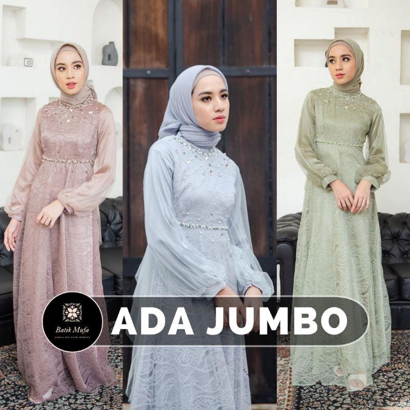 NADINE DRESS EXKLUSIVE SPECIAL RAYA COLLECTION seragam lebaran