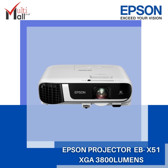 

[[JNT COD]] Projector Epson EB-X51 XGA 3800 Lumens 3LCD