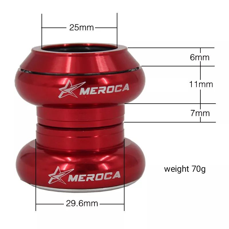 Headset Meroca Pushbike Balance Bike 29.6mm Bearing Sepeda Anak Mtb Minion Lipat Strider London Taxi