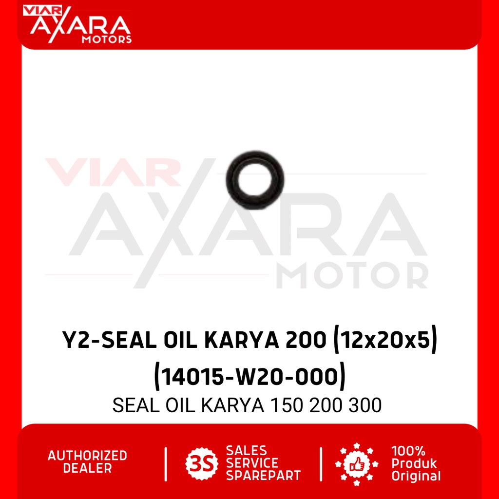 Y2-Seal Oil Karya 200 (12x20x5) / Sil / Seal Oil Sparepart Viar Karya 150 200 300 CC (14015-W20-000)