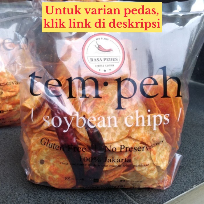 

Terlaris ✨ -Keripik tempe - tempeh - kripik cemilan / camilan gurih enak! (500 gr)2.2.23