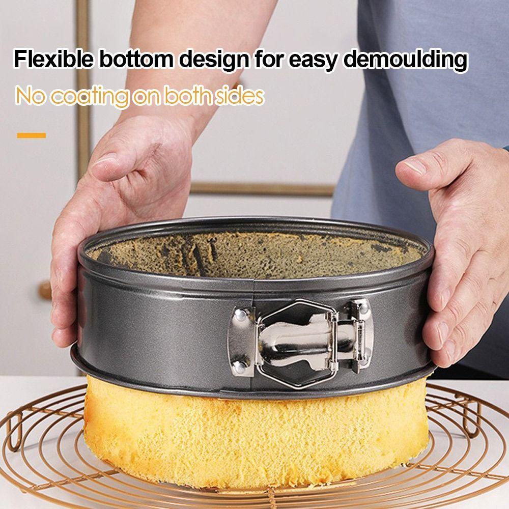 R-FLOWER Adjustable Bottom Baking Pan New Carbon Steel Anti Lengket Honeycomb Bottom