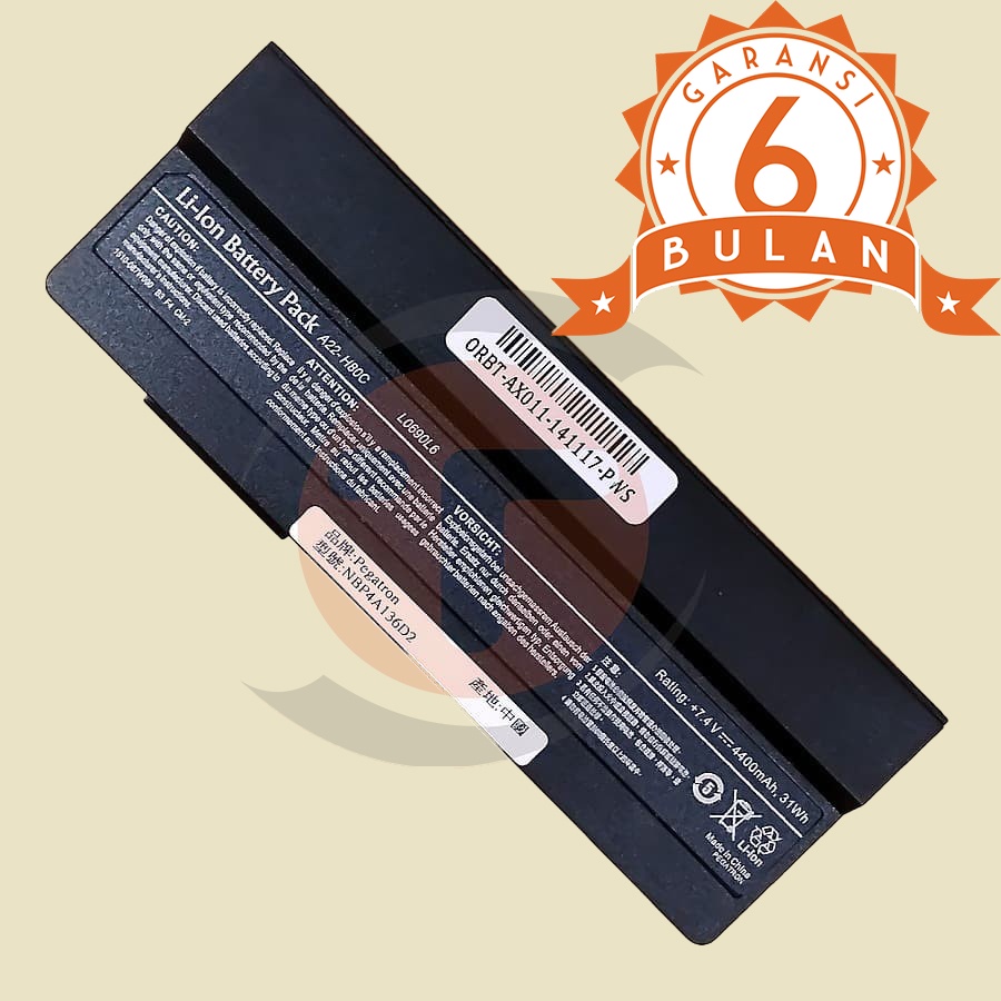 Baterai ORIGINAL Axioo Pico DJH A22-H80C - Black