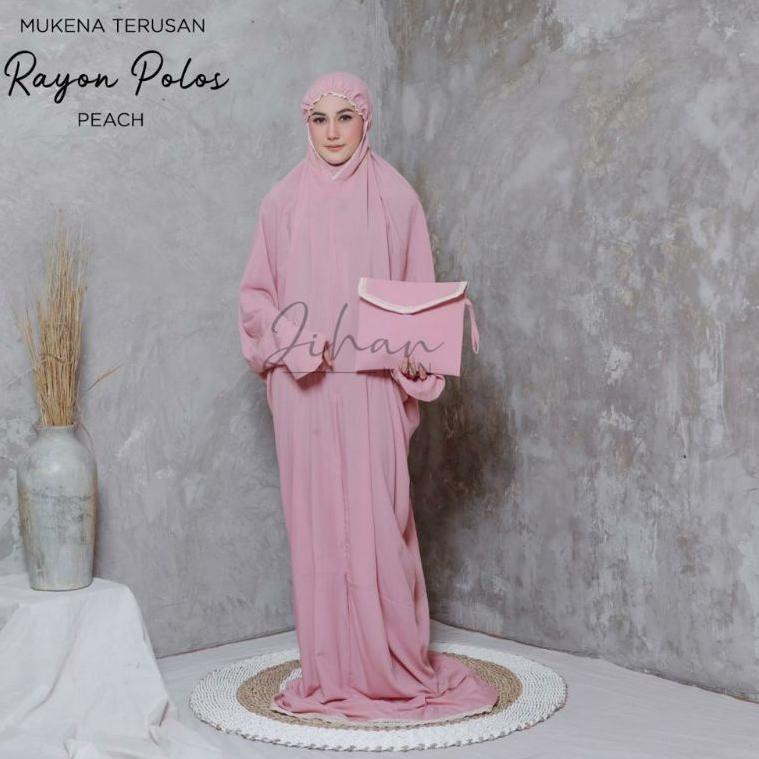REKOMENDASI Mukena Terusan Polos Katun Rayon Travelling Mukena Geblus Mukena Pocong Jumbo