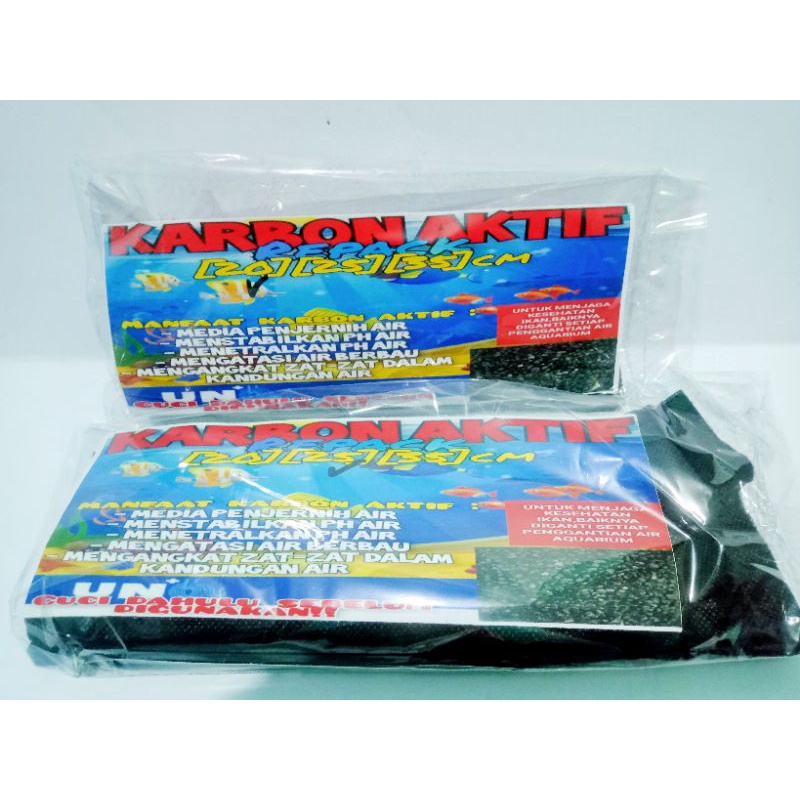 KARBON AKTIF MEDIA PENJERNIH AIR AQUARIUM/ AQUASCAPE REPACK MURAH