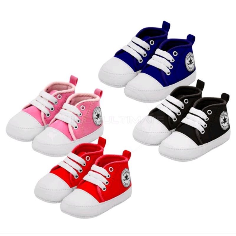 Sepatu Bayi Laki-laki Perempuan Sepatu Anak Bayi Sneakers Baby Shoes Sepatu Prewalker Sepatu Belajar Jalan Bayi Merangkak SEPATU TALI