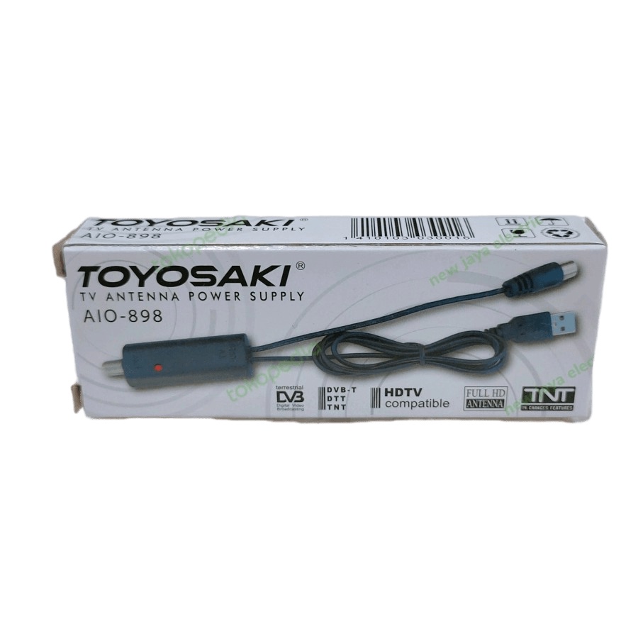 ADAPTOR POWER SUPPLY ANTENA TV TOYOSAKI AIO-898 USB BOOSTER ANTENA TV