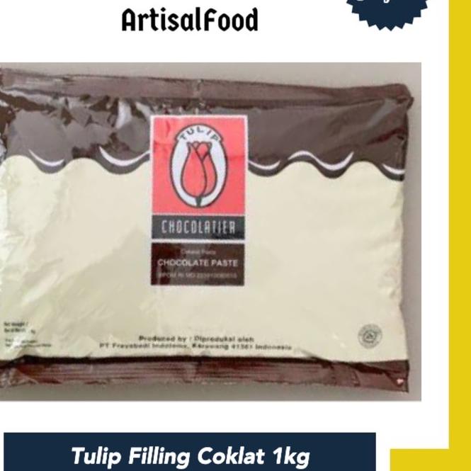 

♦ Tulip Dark Coklat Cokelat Filling Selai Isian Coklat 1kg ASLI ♥
