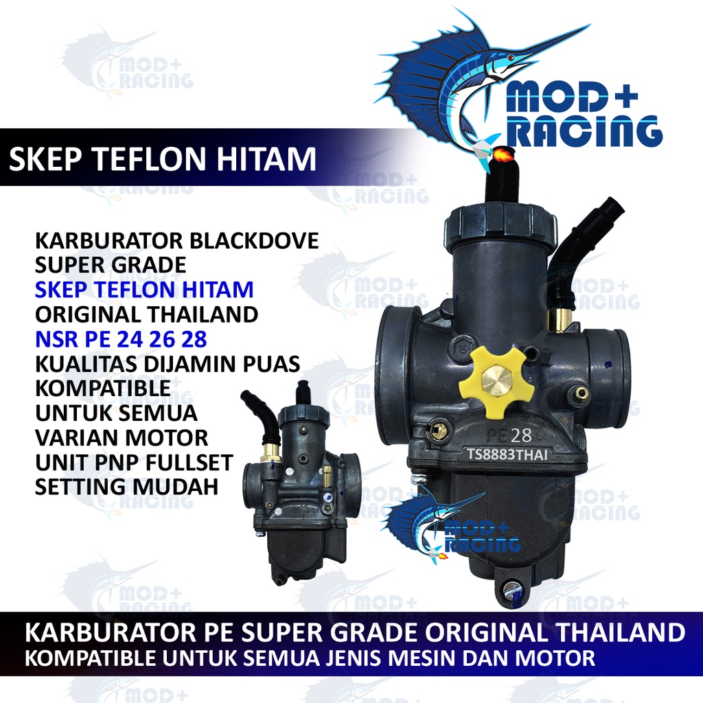 (COD) KARBURATOR NSR DOVE PE 24 26 28 SKEP KUNINGAN CARBURETOR KARBU PE24 PE26 PE28 CPO SCARLET RIDE