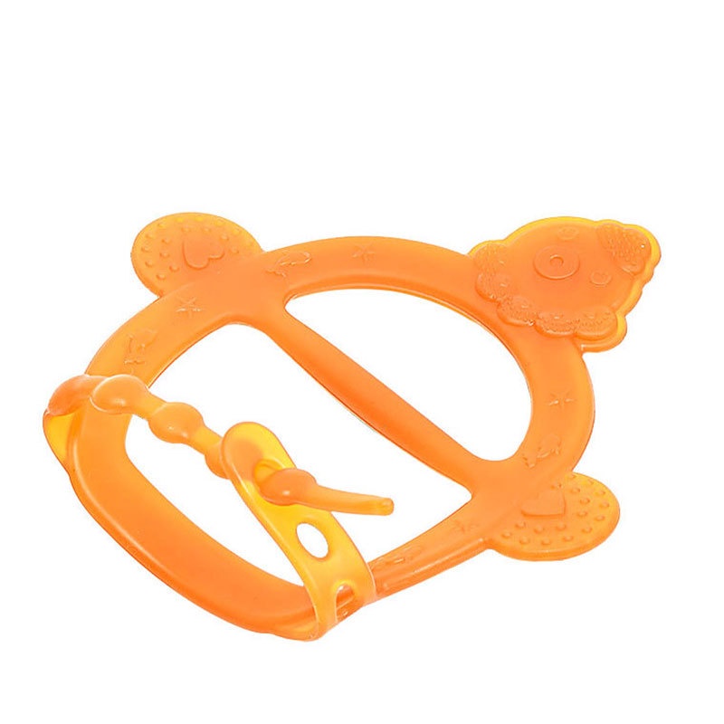 HZ Teether Bayi Gelang BPA Free / Mainan Gigitan Bayi Bahan Silikon Gelang Gigitan Bayi HZ