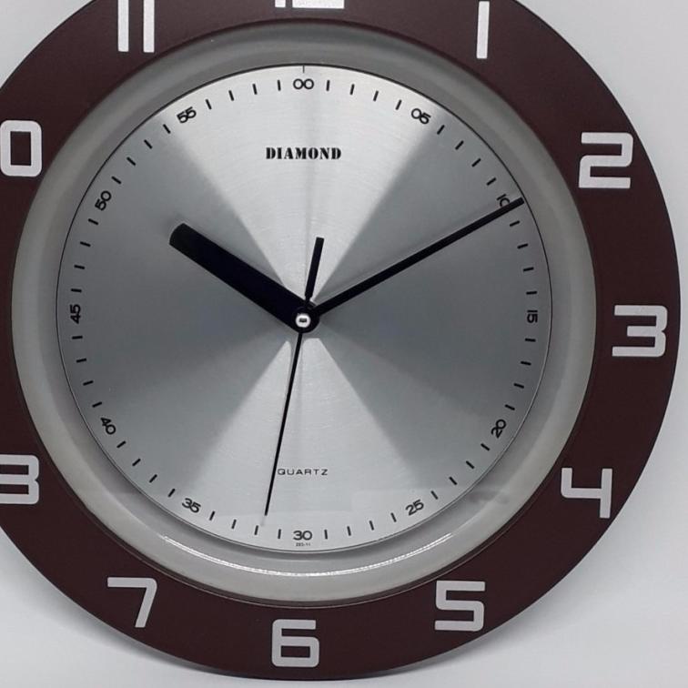 ❉ Jam Dinding Diamond 202T - Brown ▼