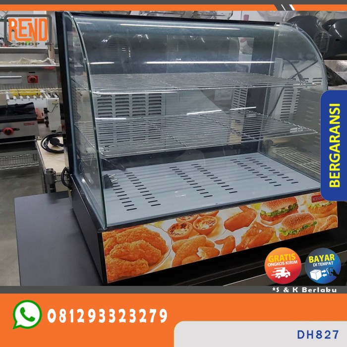 Terlaris Display Makanan / Showcase Warmer Pemanas Dh827