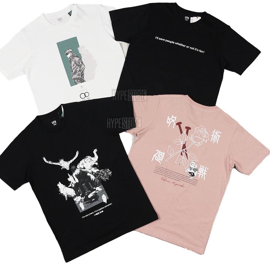 TERMURAH UNIQLO - ANIME JUJUTSU KAISEN UT (SHORT-SLEEVE GRAPHIC T-SHIRT) SATORU GOJO COLLECTION 2nd