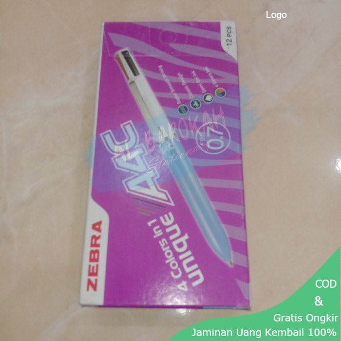 

bolpoint zebra a4c bulpen harga perpack